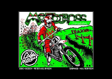 Moto Cross Simulator (UK) (1989) screen shot title